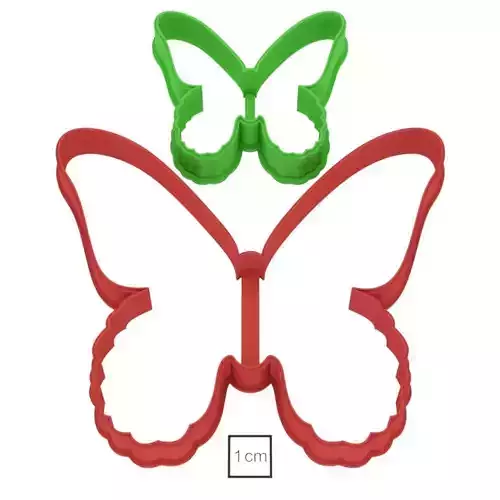 Set Butterfly 1 cookie cutter for professional