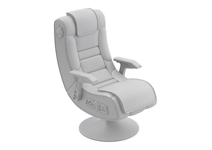 Non-Textured Gaming Chair  3D model