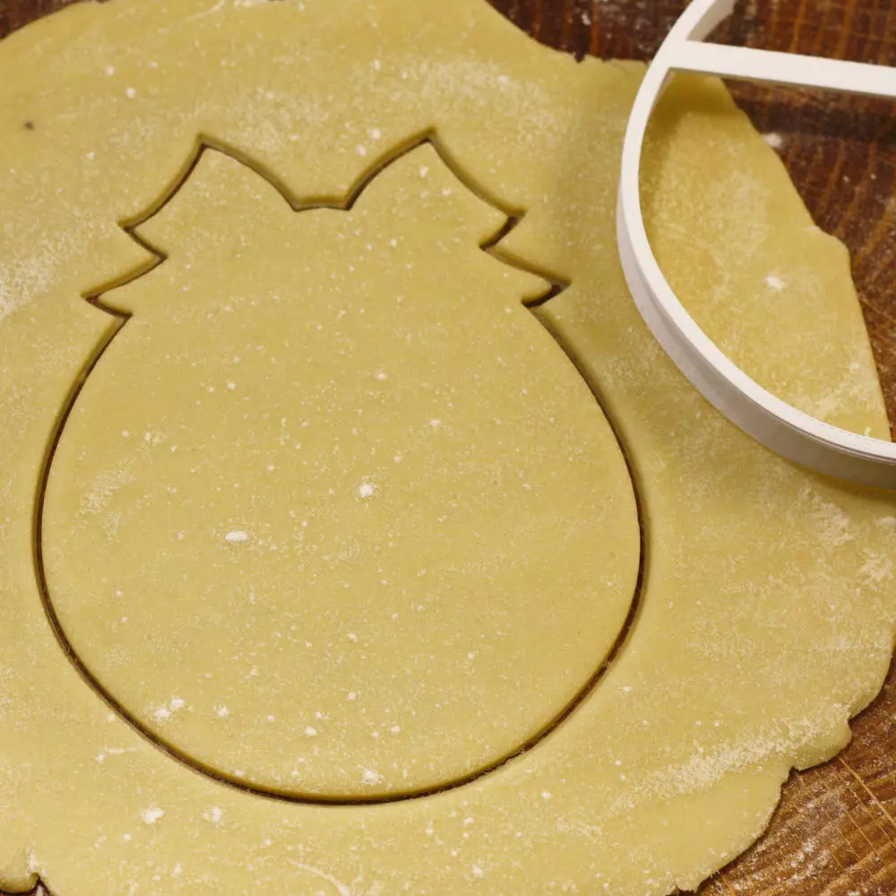 Egg with bow cookie cutter for professional Free 3D print model