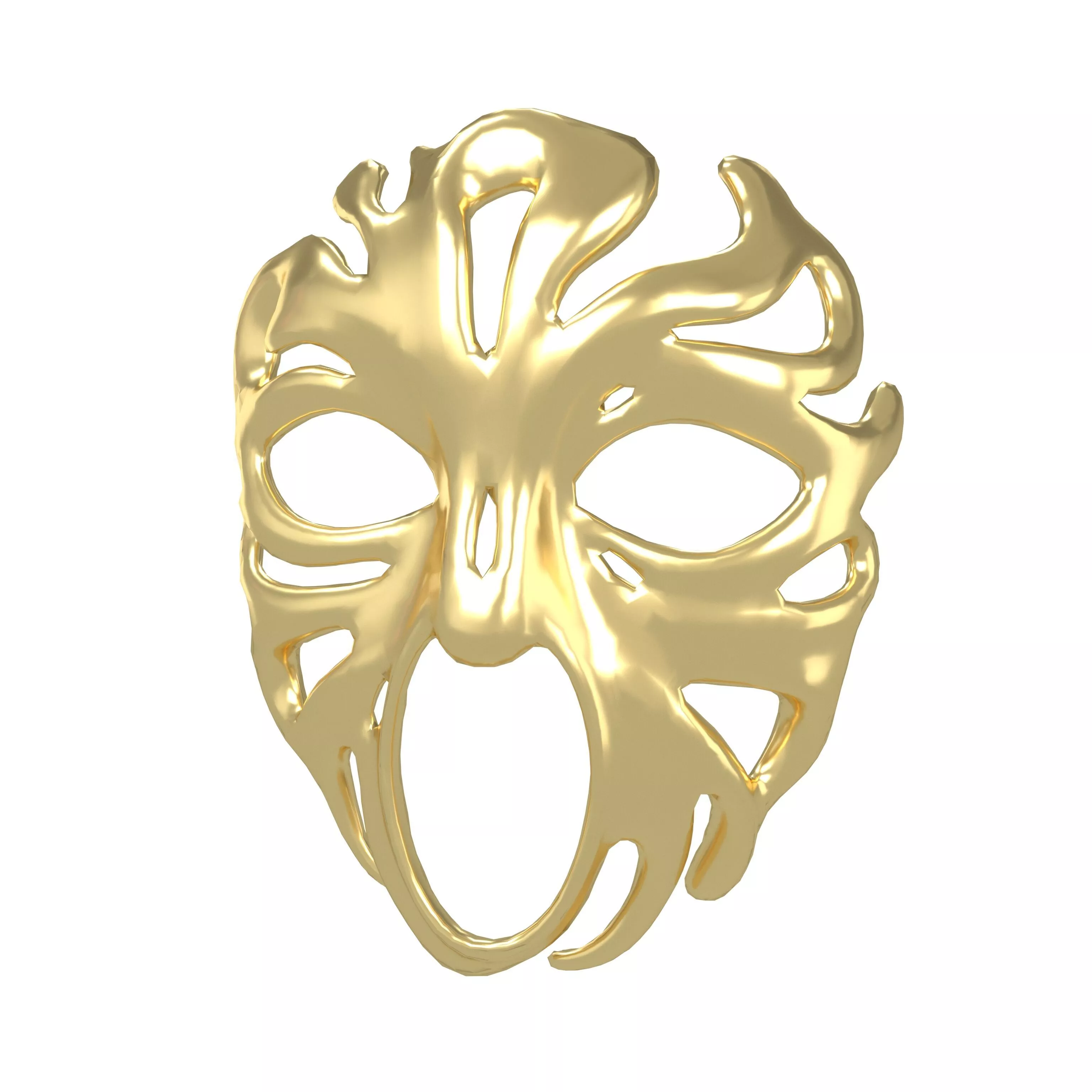 Mystery Style Mask v1 001 Low-poly 3D model