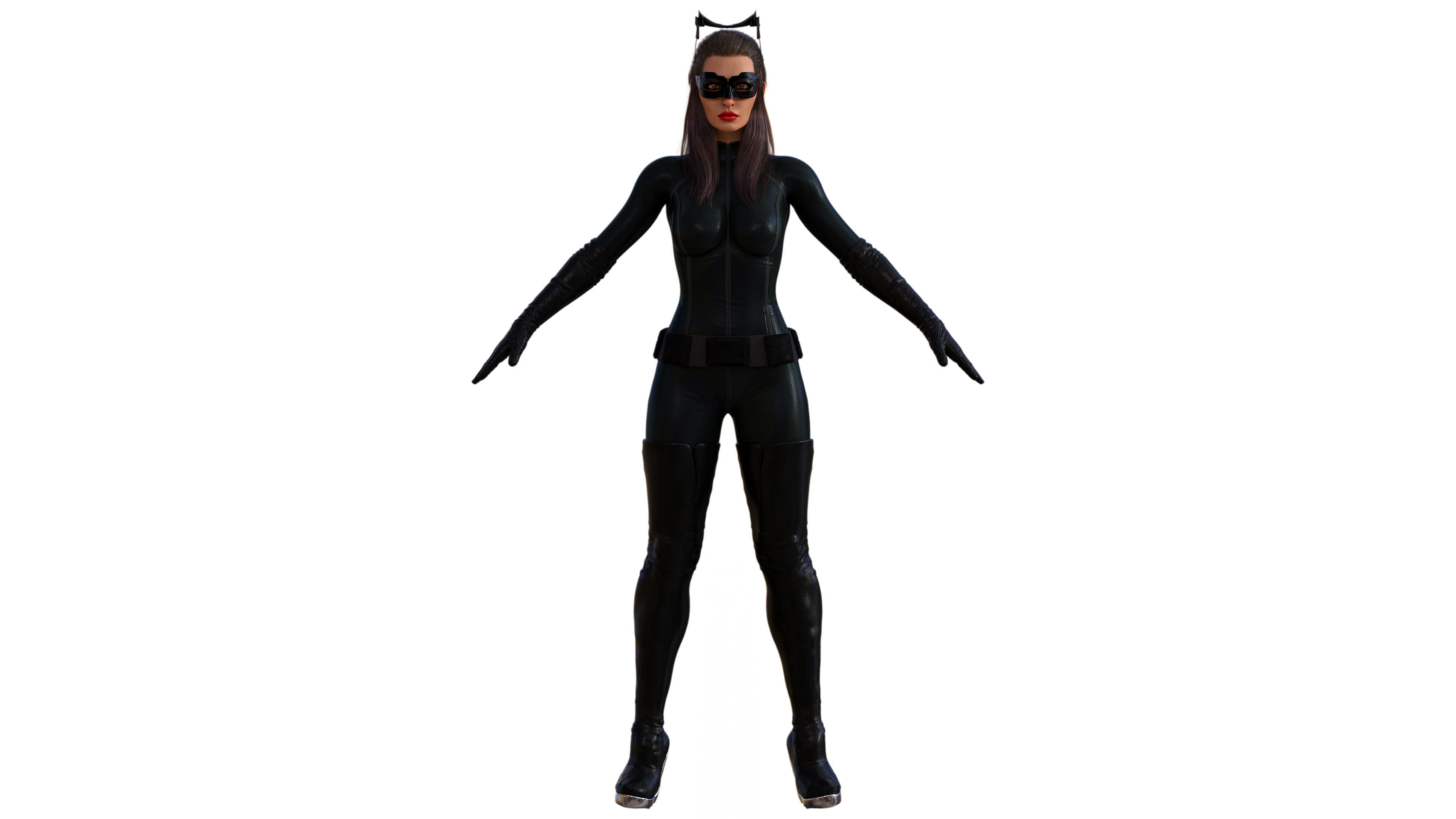 Catwoman Dark Knight Rises - Anne Hathaway 3D model_5