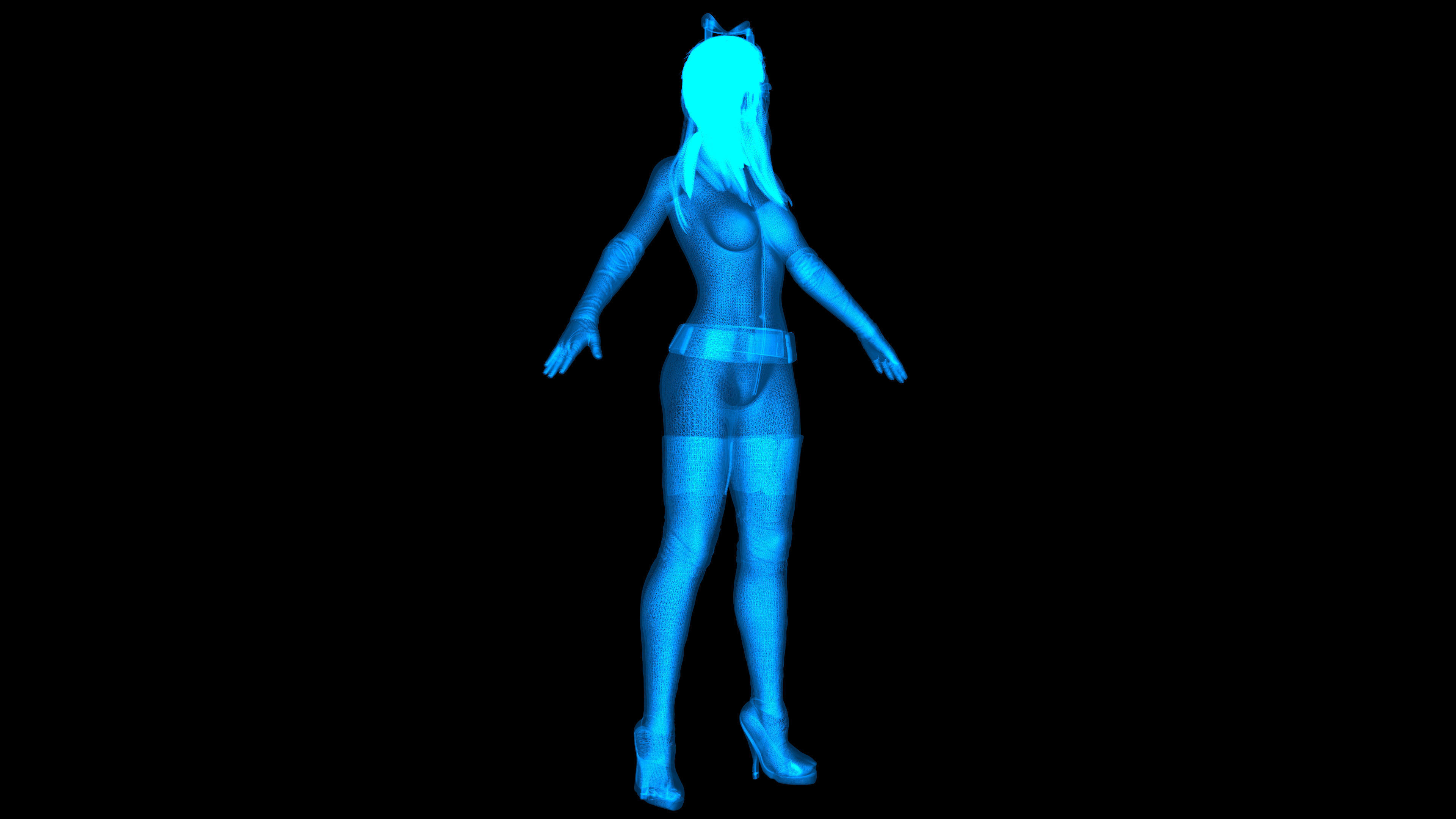 Catwoman Dark Knight Rises - Anne Hathaway 3D model_2