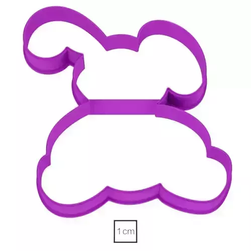 Bunny 9 cookie cutter for professional