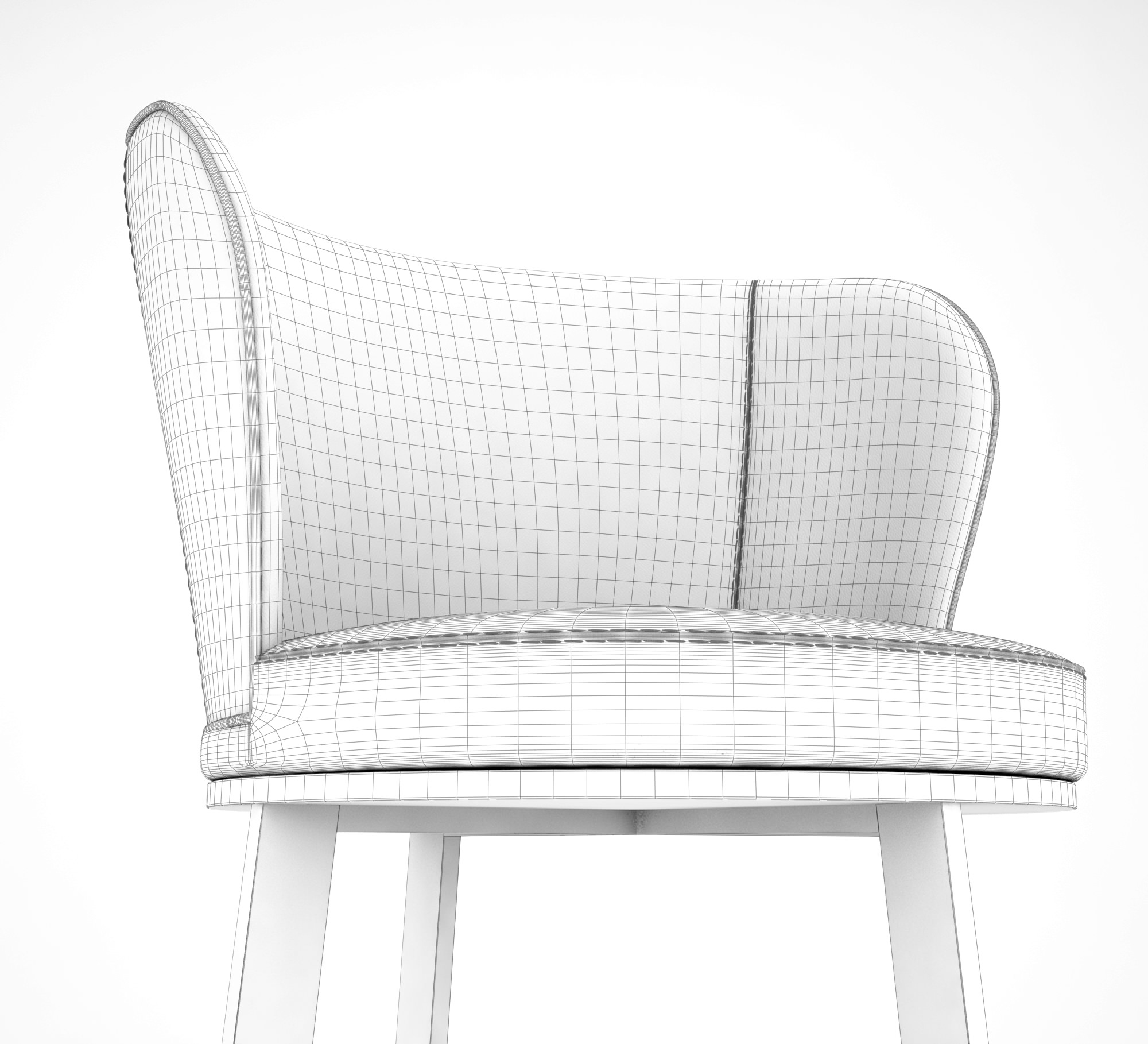 ode chair giorgetti 3D model_5