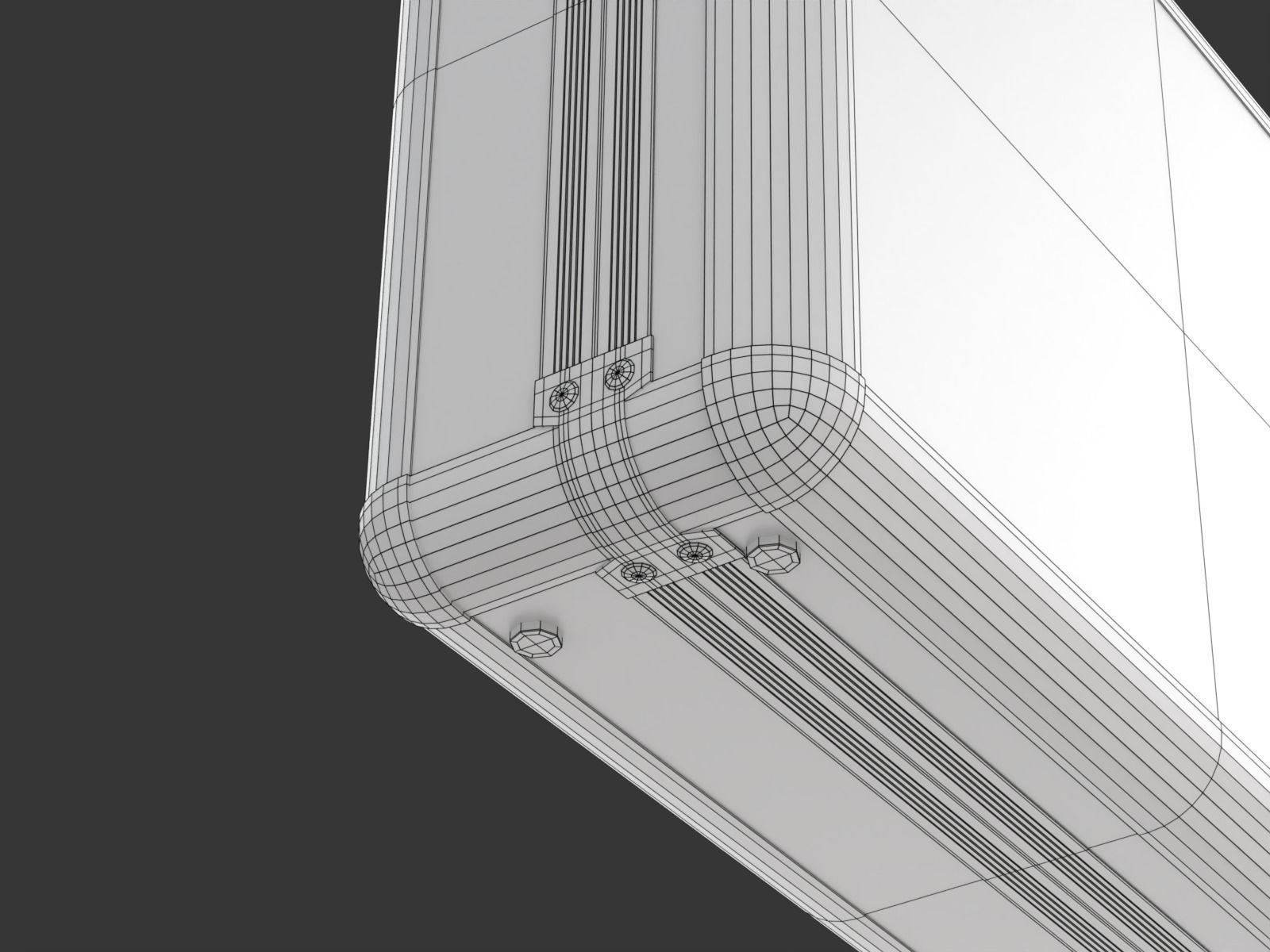 Metal Briefcase 3D model_15