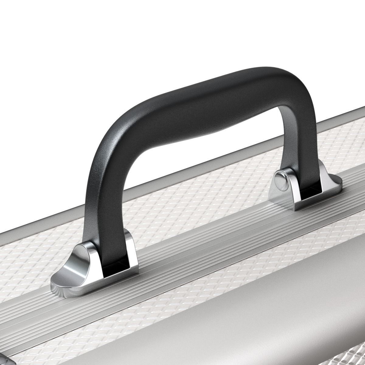 Metal Briefcase 3D model_2