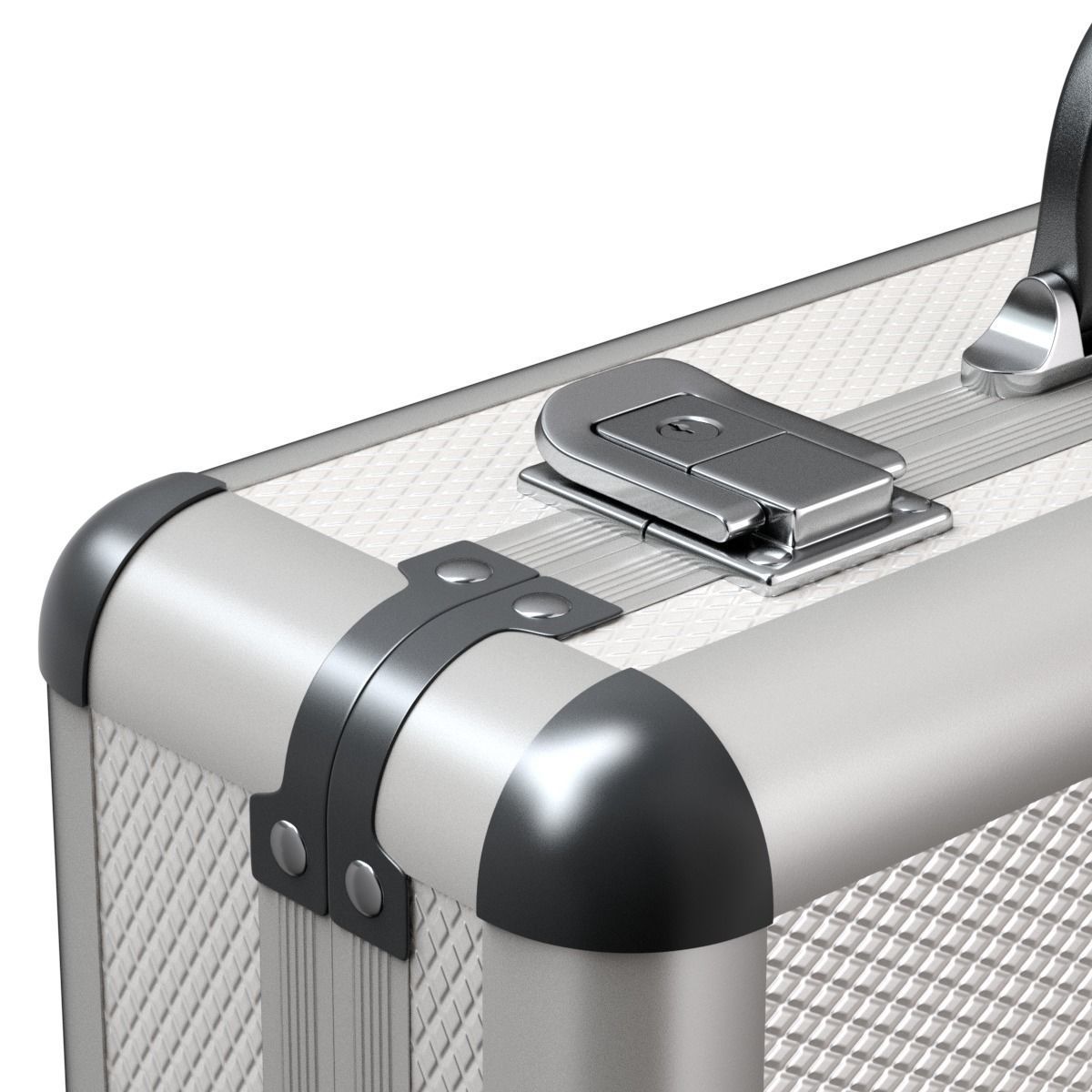 Metal Briefcase 3D model_1