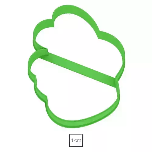 Easter Bunny egg cookie cutter for professional