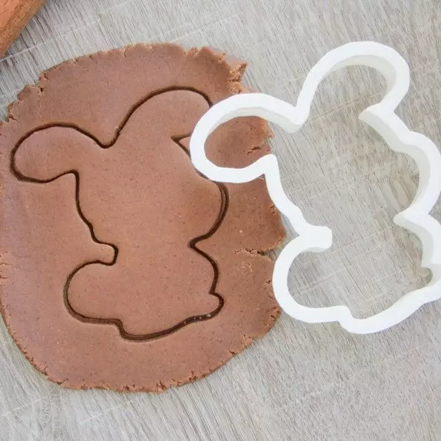 Rabbit cookie cutter for professional Free 3D print model_0