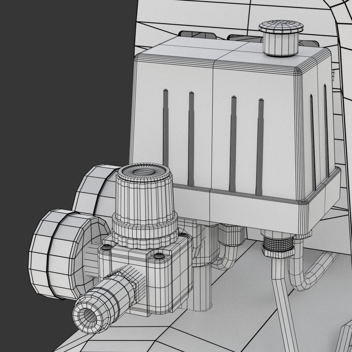 Air Compressor 3D model_29