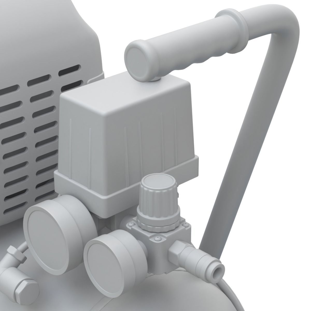 Air Compressor 3D model_17