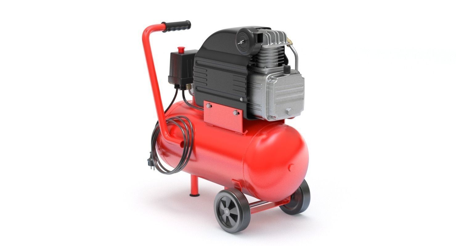 Air Compressor 3D model_13