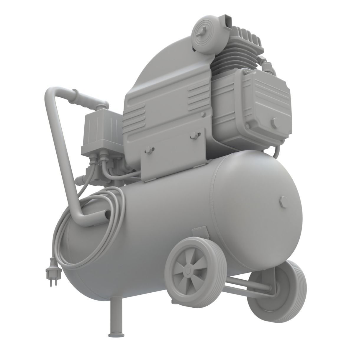Air Compressor 3D model_21