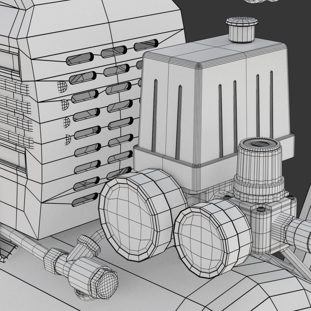 Air Compressor 3D model_30