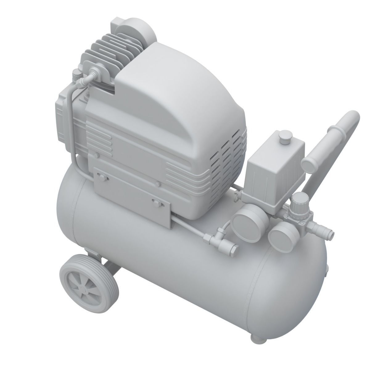 Air Compressor 3D model_23