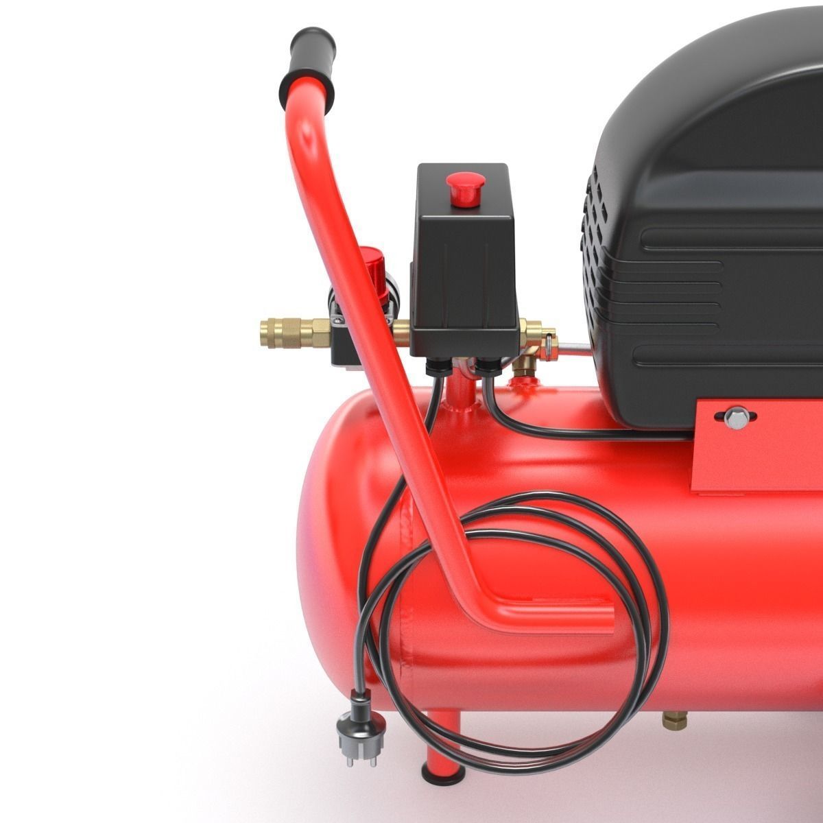 Air Compressor 3D model_8