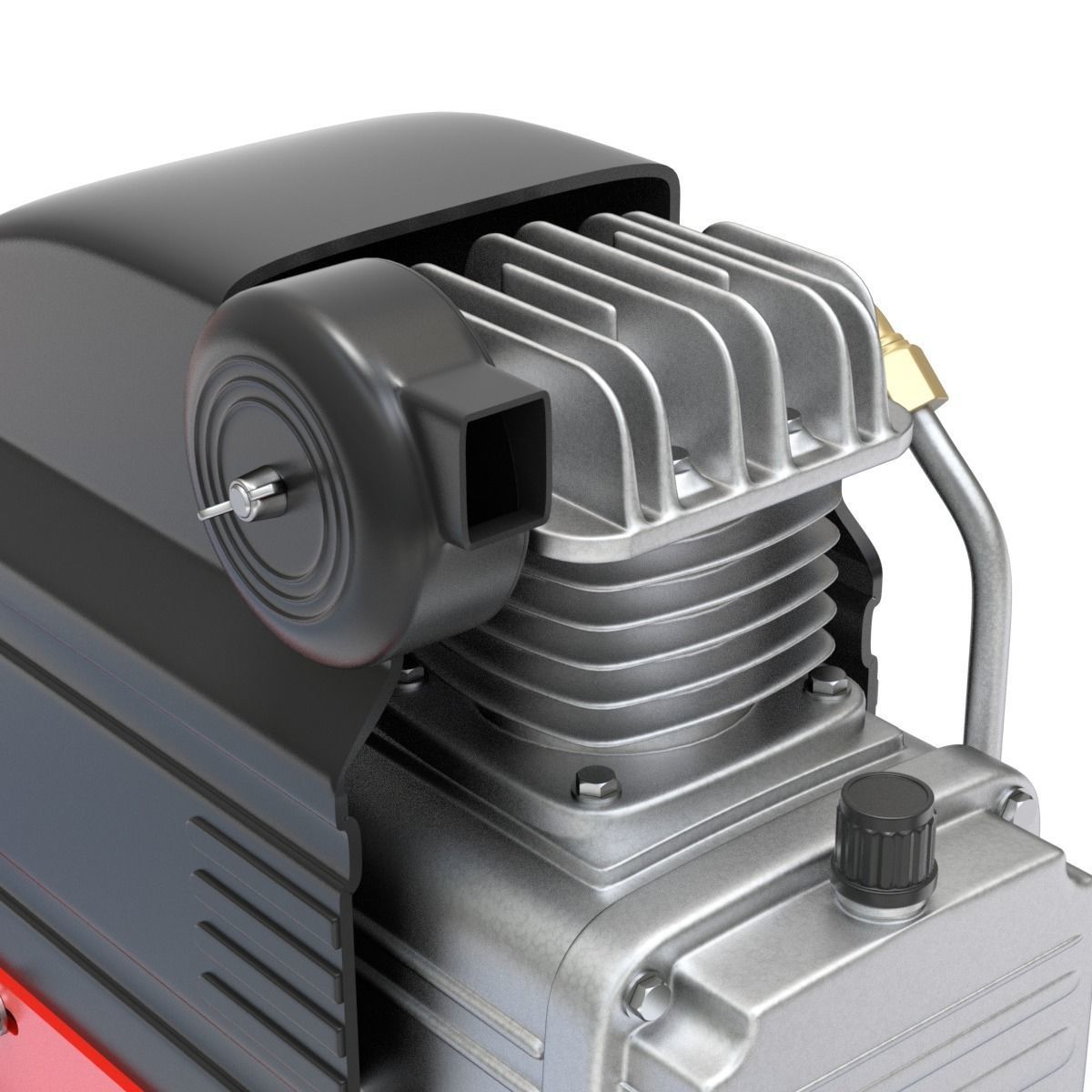 Air Compressor 3D model_4