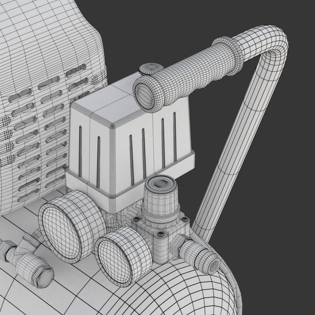 Air Compressor 3D model_35