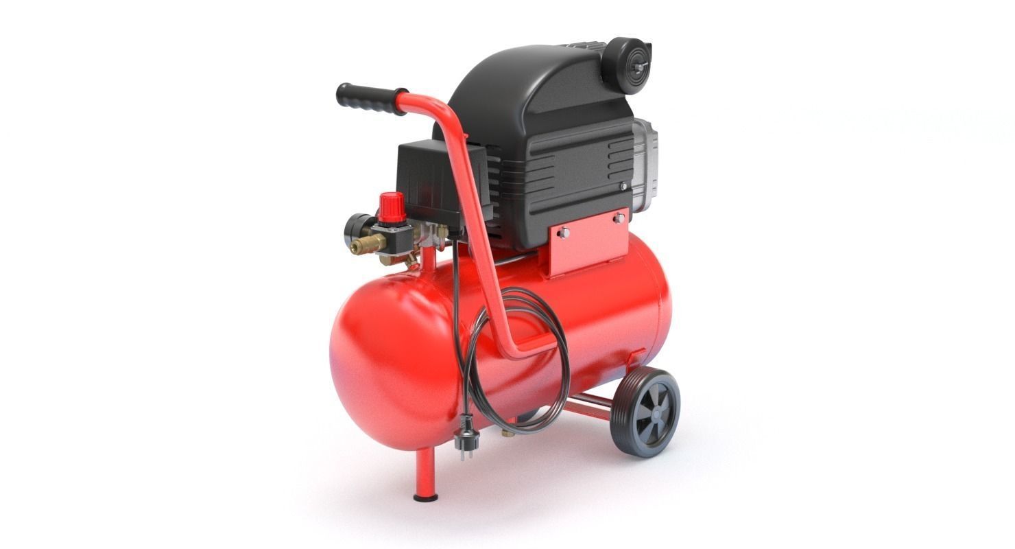 Air Compressor 3D model_14