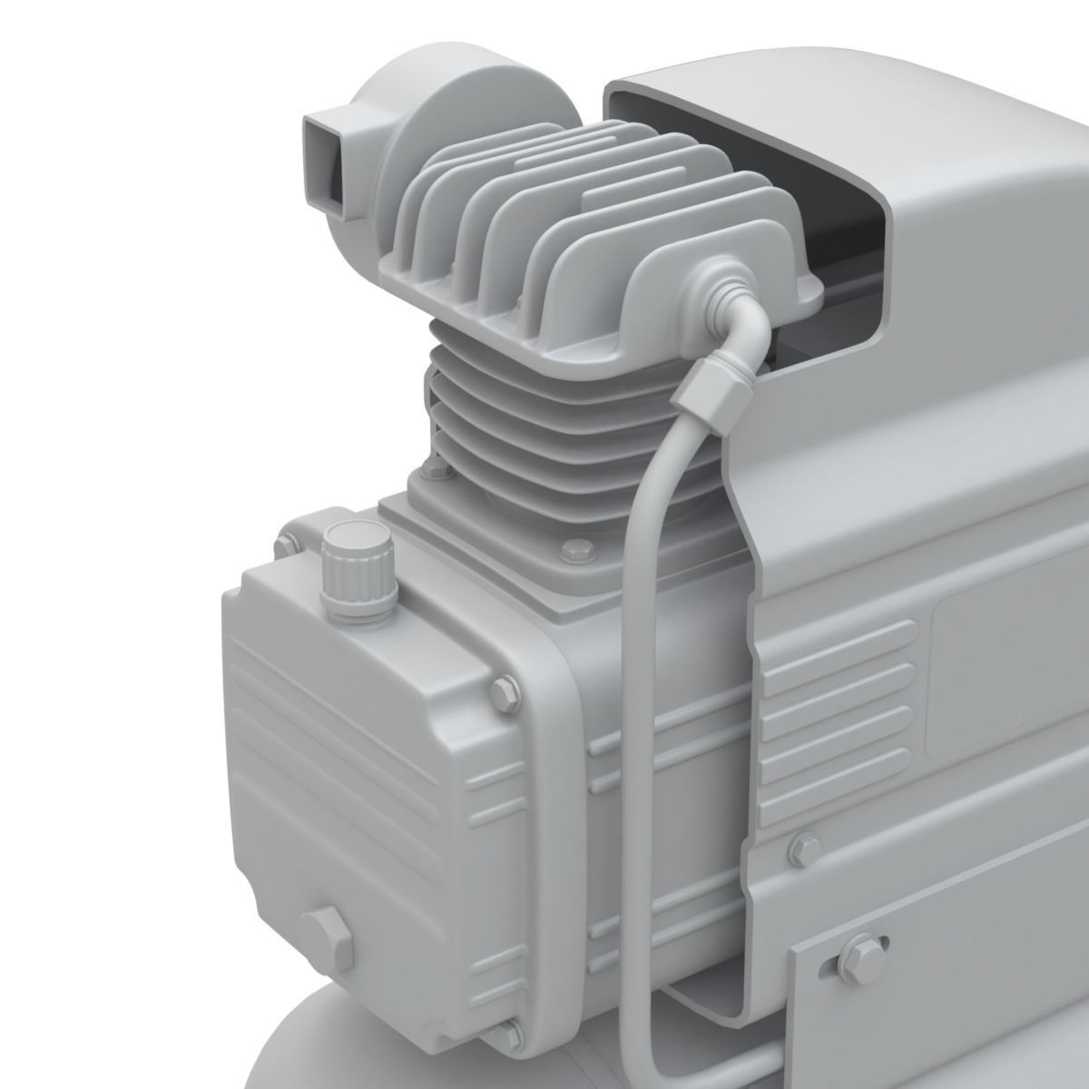 Air Compressor 3D model_16