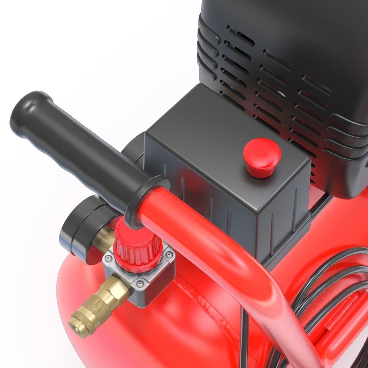 Air Compressor 3D model_9