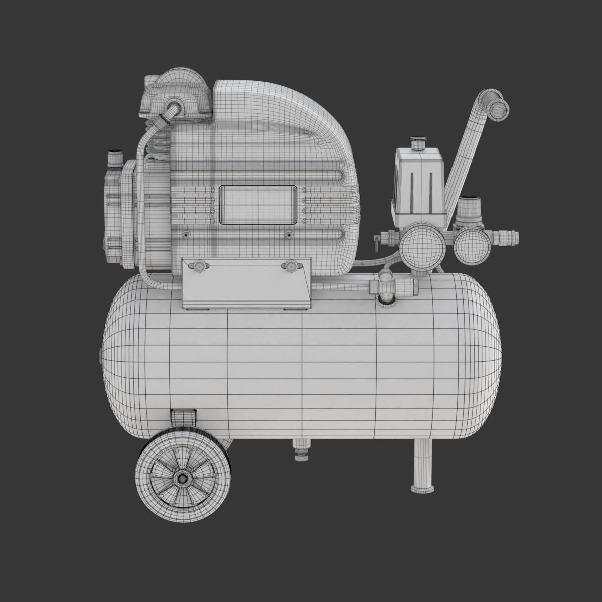 Air Compressor 3D model_33