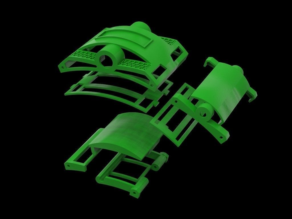 Bracelet 3D print model_7