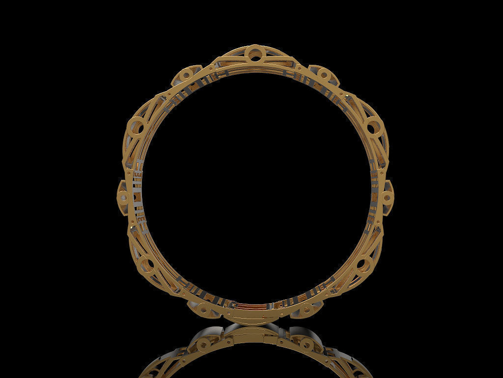 Bracelet 3D print model_4