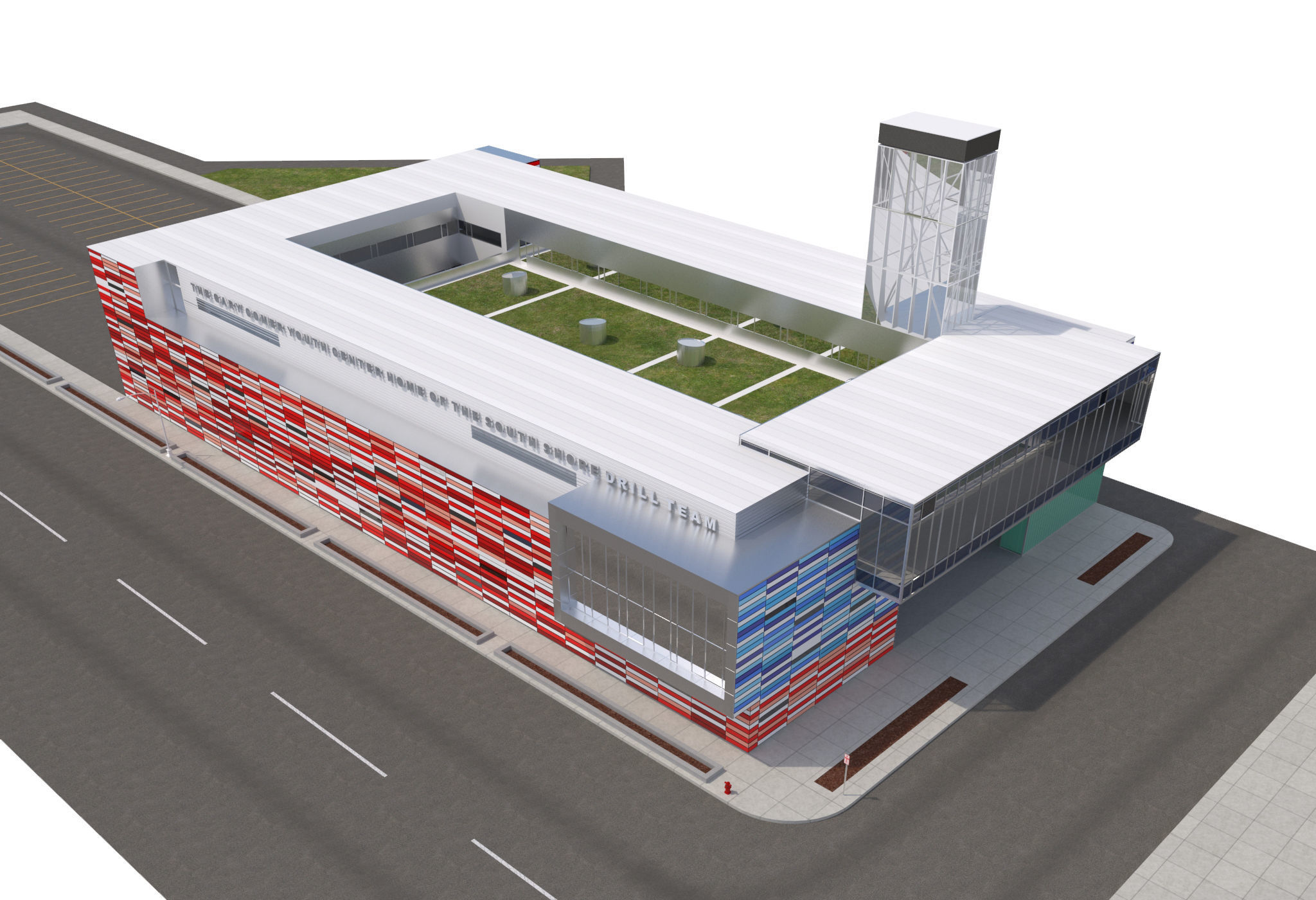 Gary Comer Youth Center 3D model_5