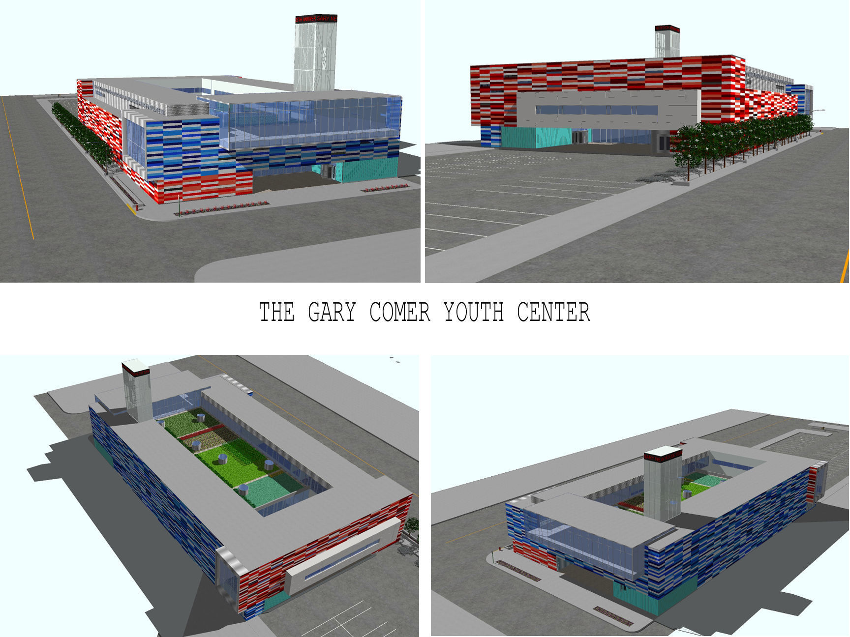 Gary Comer Youth Center 3D model_11