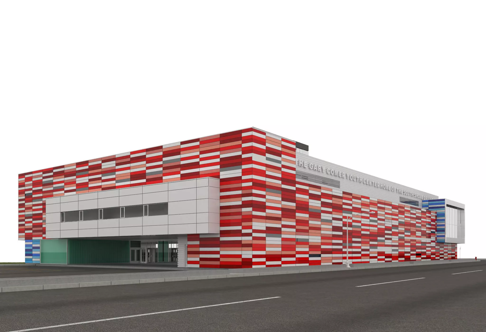 Gary Comer Youth Center 3D model_0