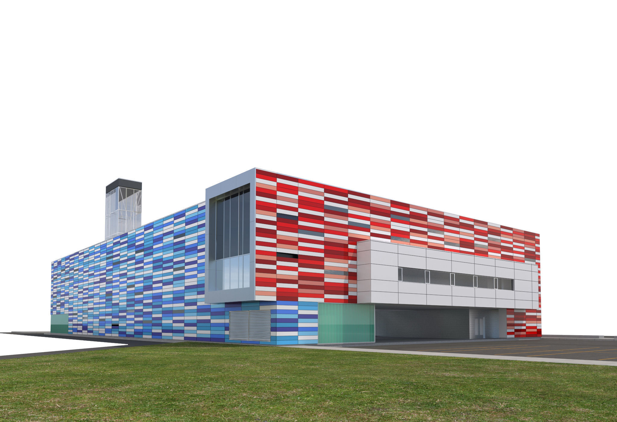 Gary Comer Youth Center 3D model_3