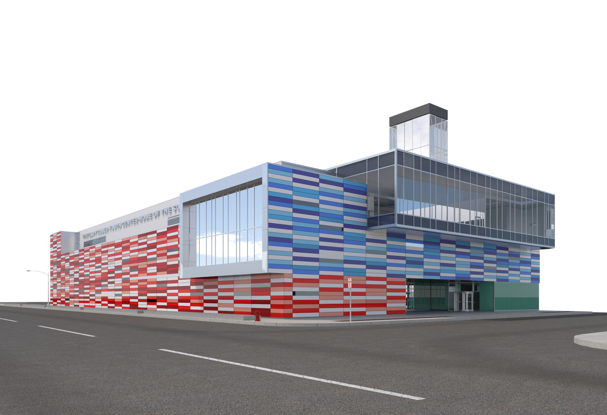 Gary Comer Youth Center 3D model_2