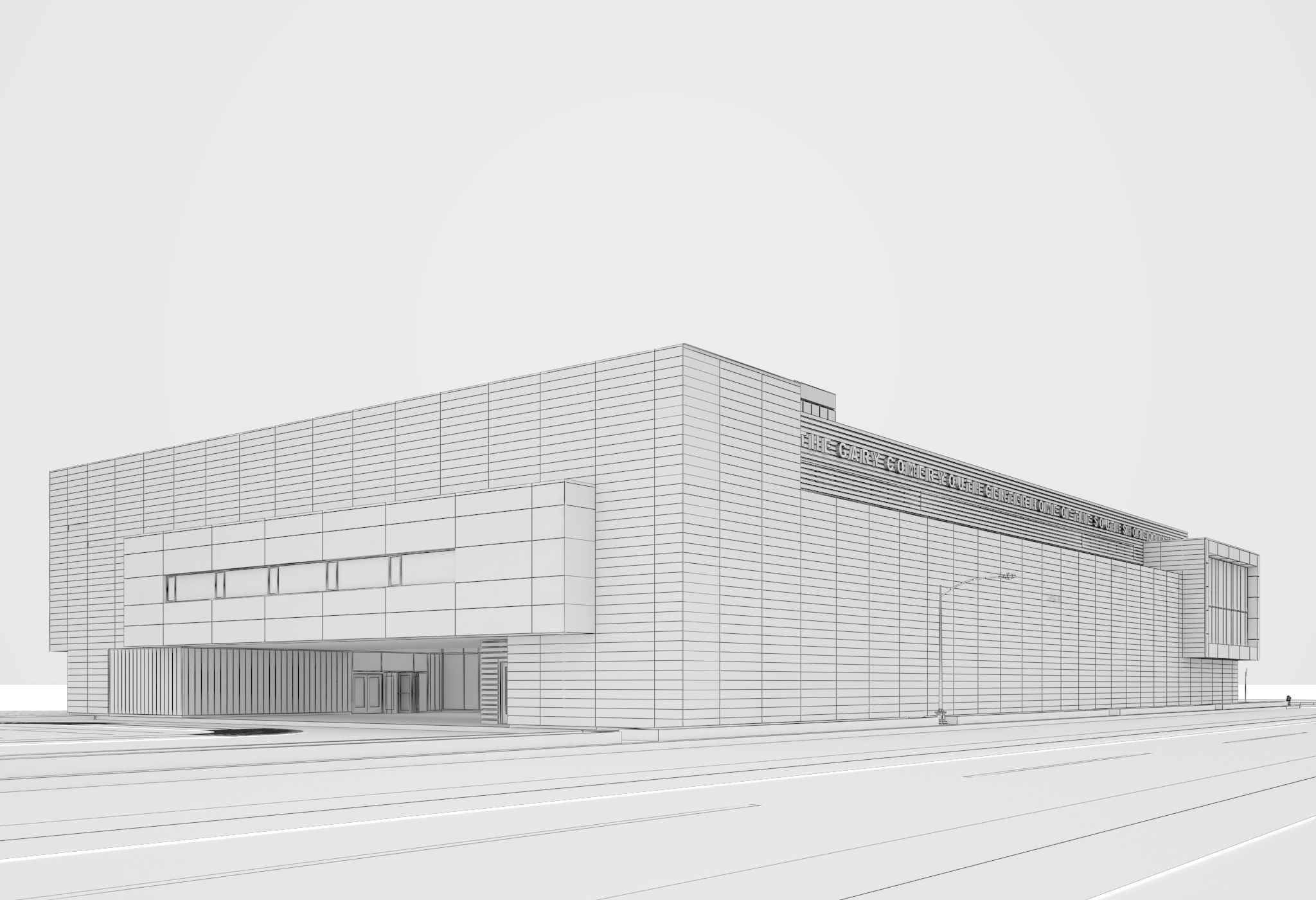 Gary Comer Youth Center 3D model_8