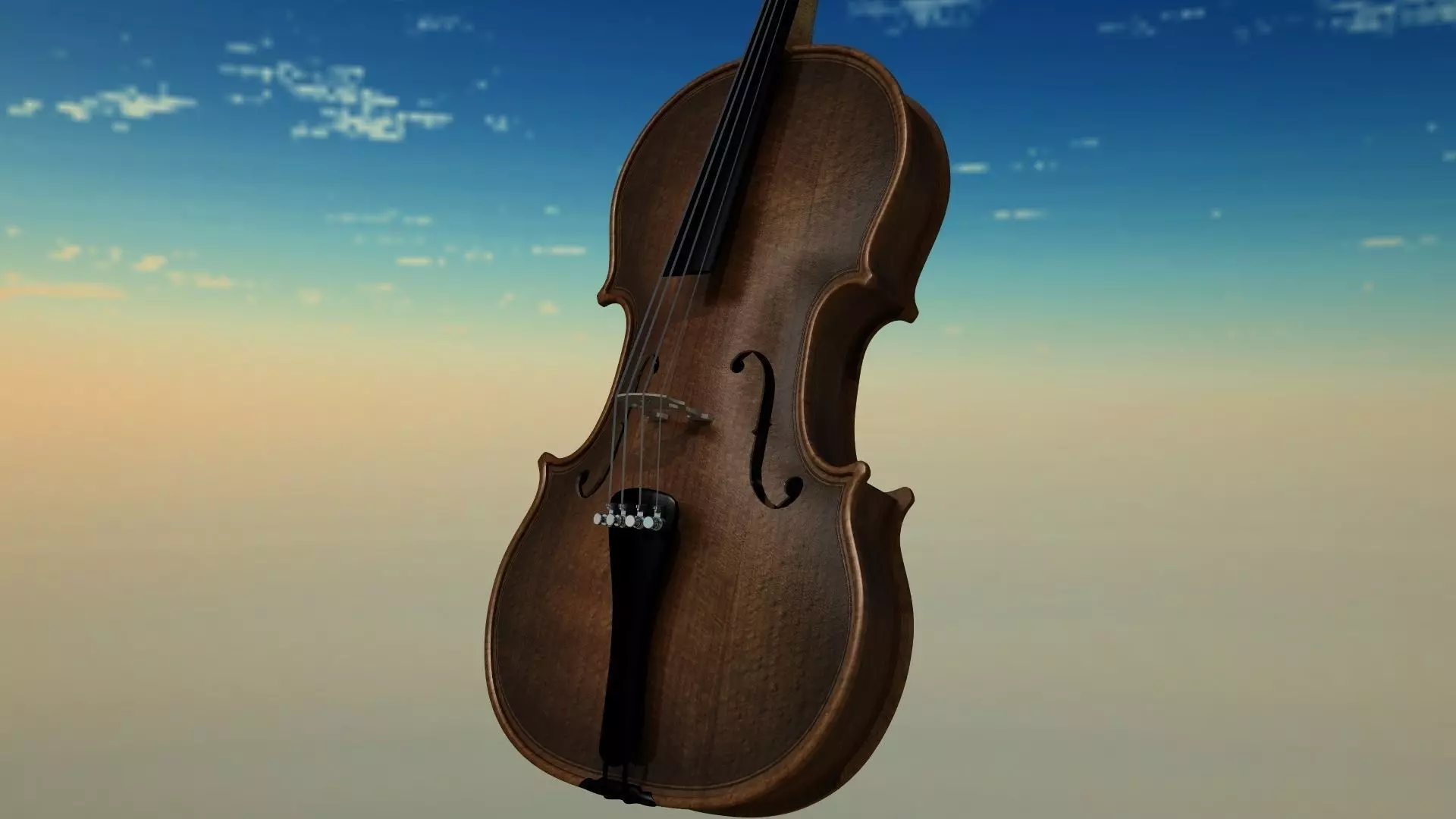 Violin 3D model