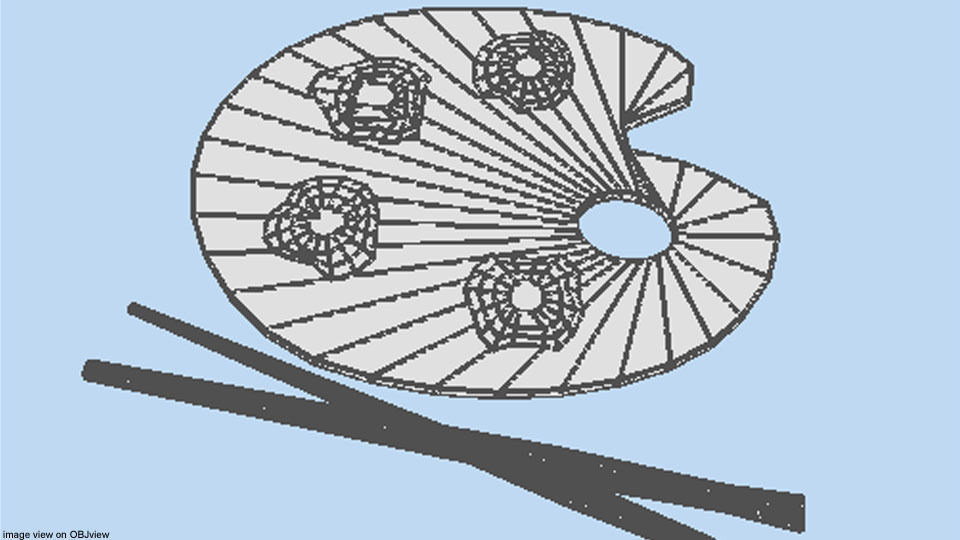 Drawing Tool - Color Palette 3D model_4