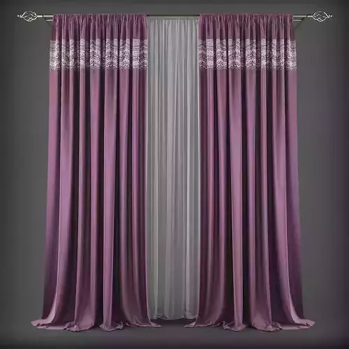 Curtain 3D model 259