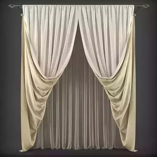Curtain 3D model 261