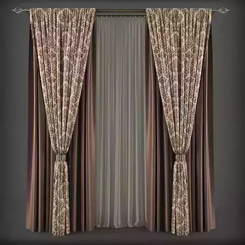 Curtain 3D model 262