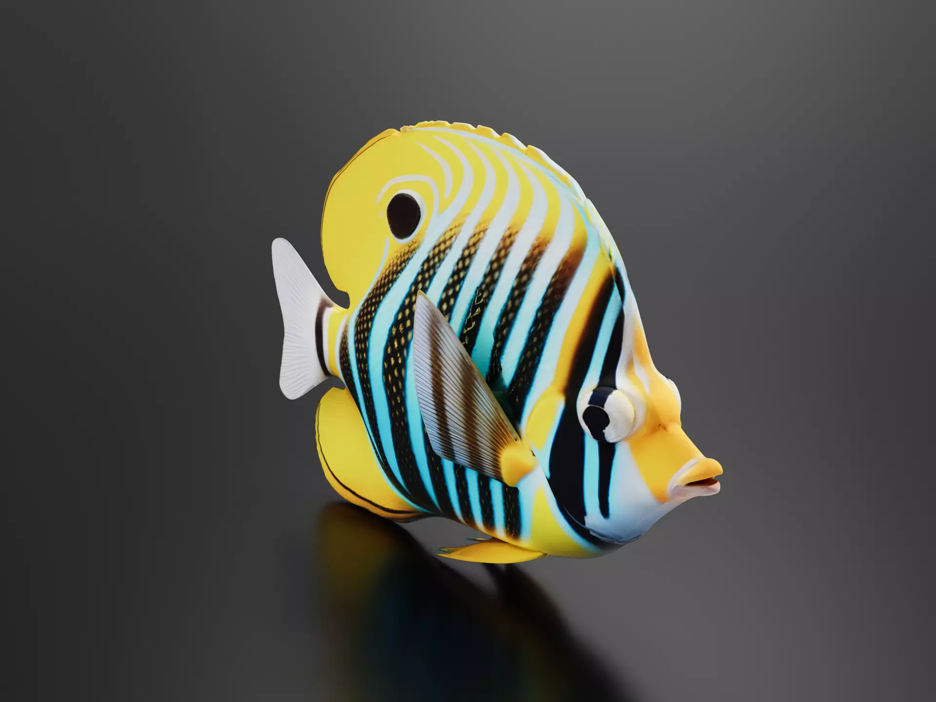butterflyfish 3D print model