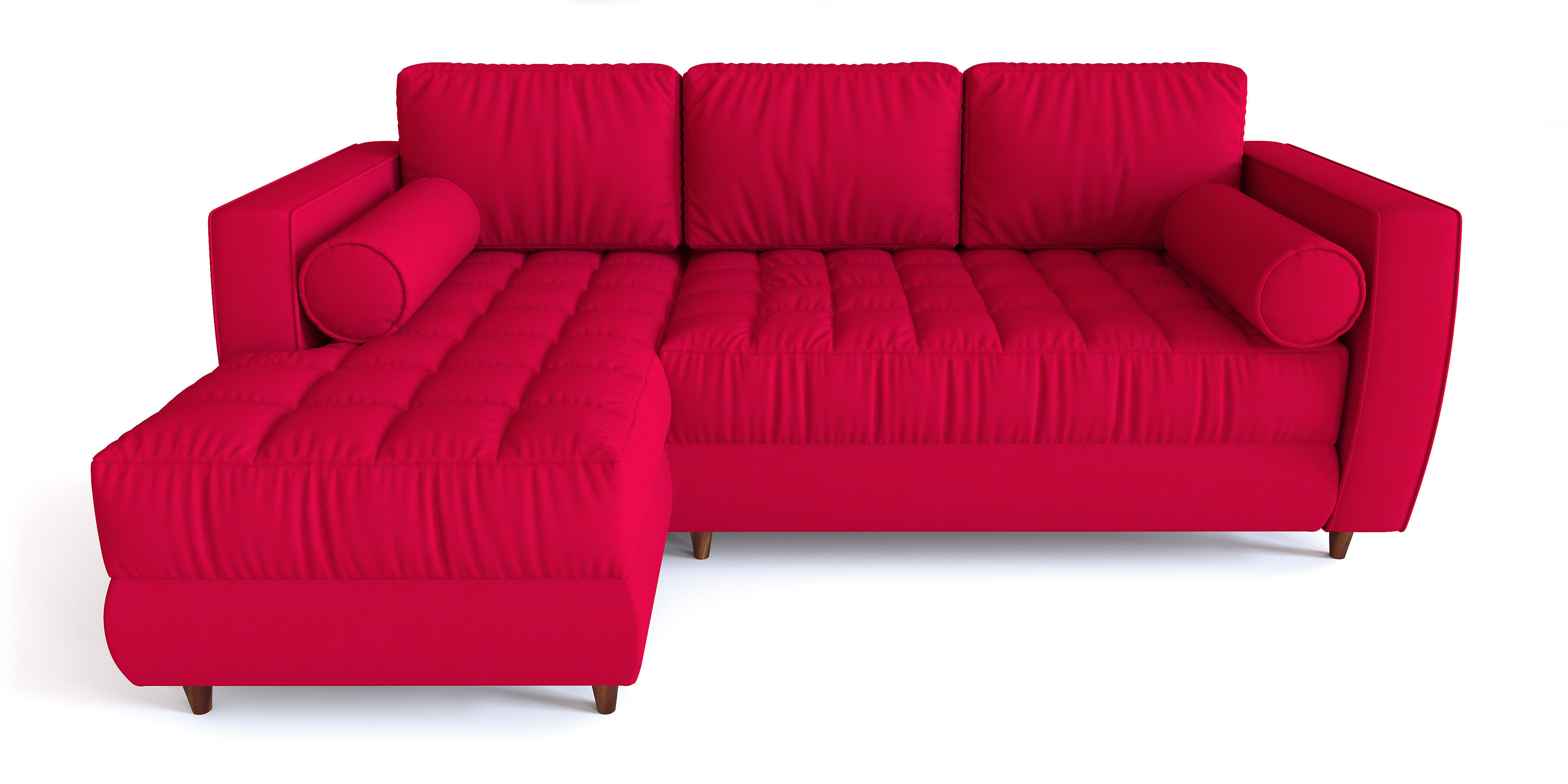 Red Sofa 3D model_1