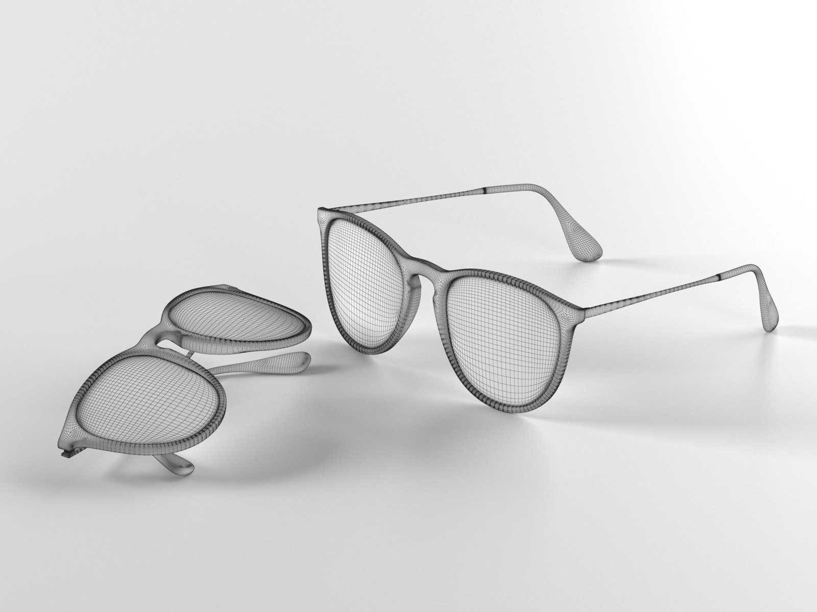 Erika Classic Sunglasses 3D model_1