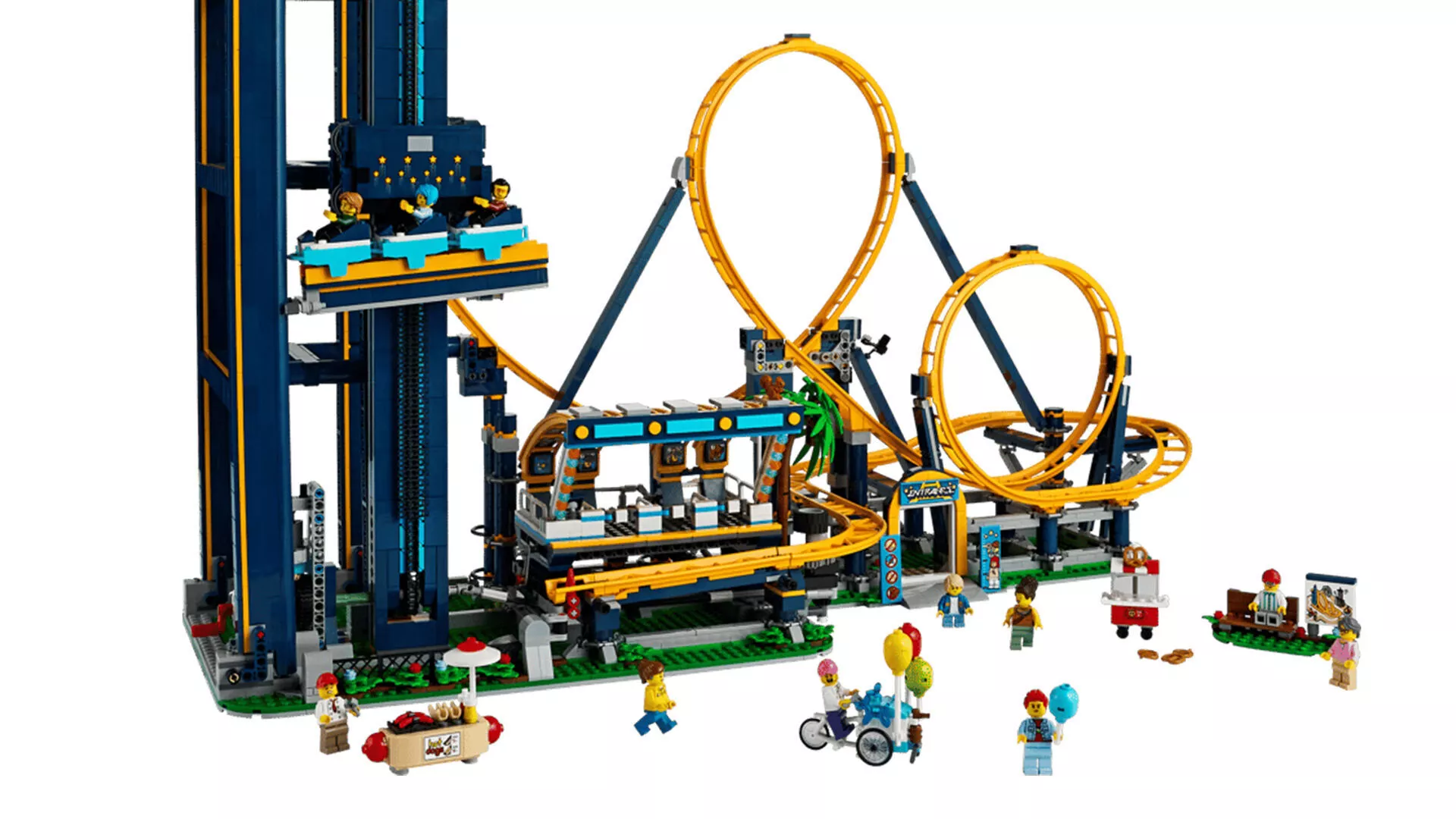MB-10303 Modular Loop Roller Coaster Building Model 3D print model