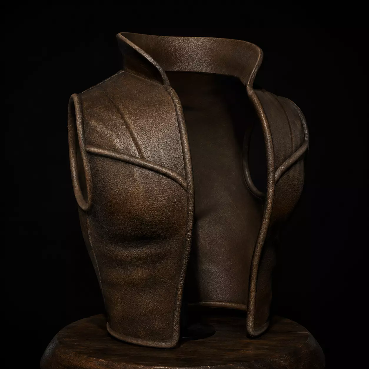 3D Printable STL Western Style Vest 3D print model