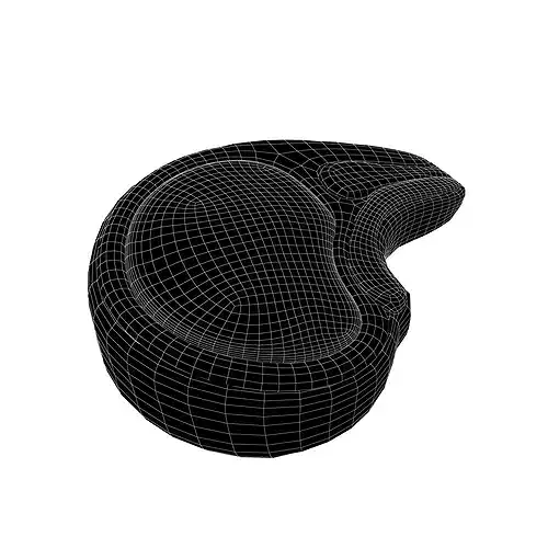 Lowpoly Pork v1 001 Low-poly 3D model 7