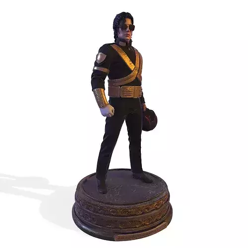 Michael Jackson Pop King Sci-Fi Soldier Statue PBR