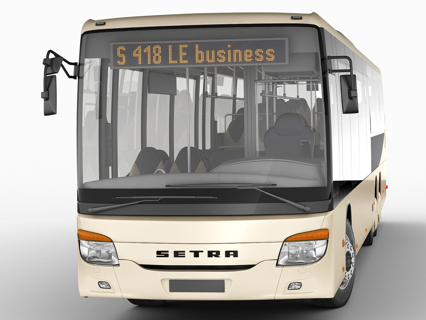 Setra S418LE business bus 3D model_13
