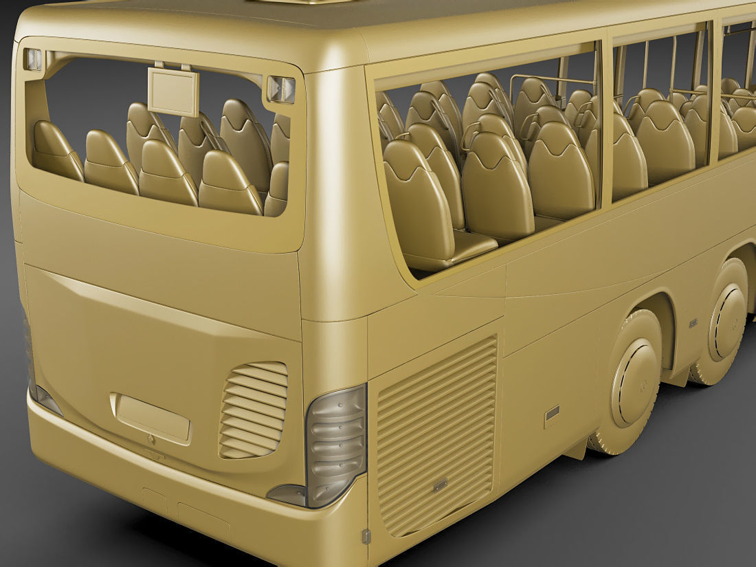 Setra S418LE business bus 3D model_25
