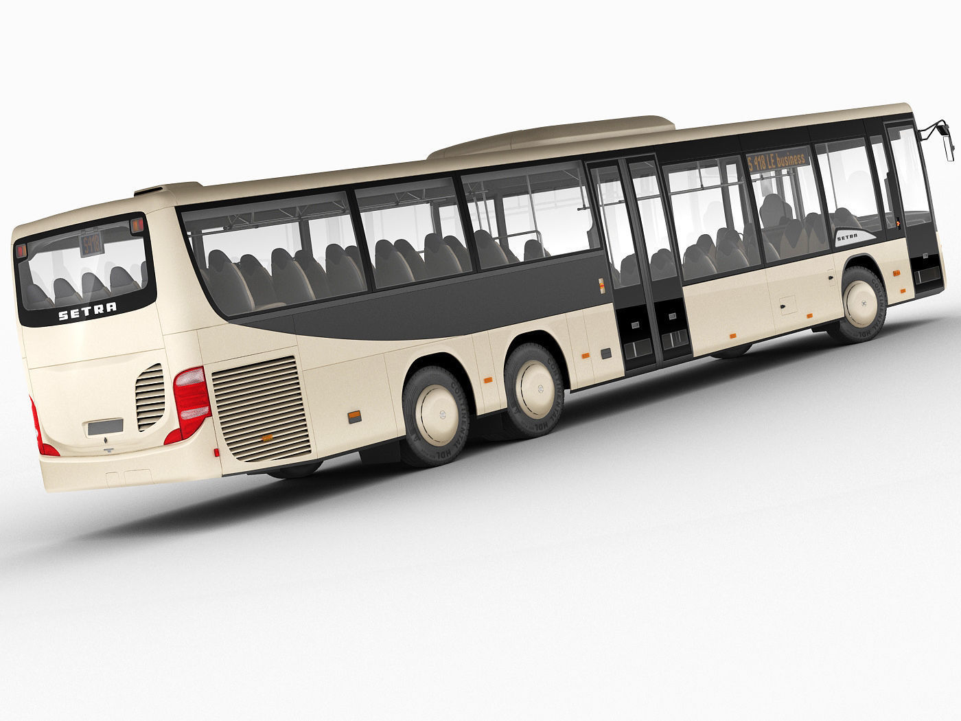 Setra S418LE business bus 3D model_10