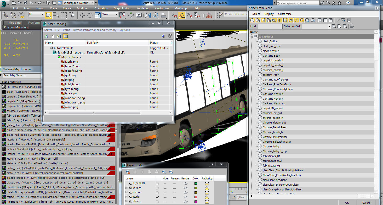 Setra S418LE business bus 3D model_28